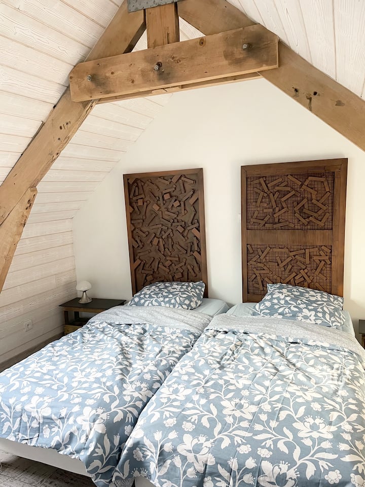 1er dormitorio con dos camas separadas 