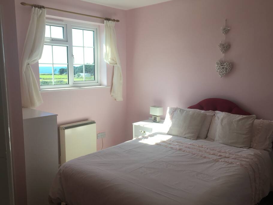 double bedroom with fantastic views