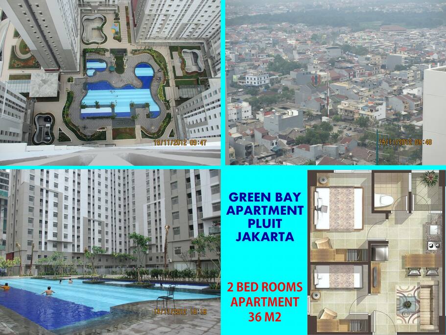 Beautiful views of sea, pool & city