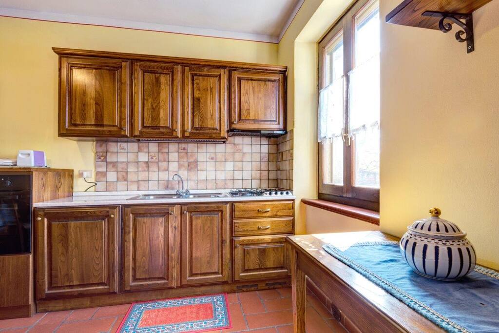 Kitchen and dining area