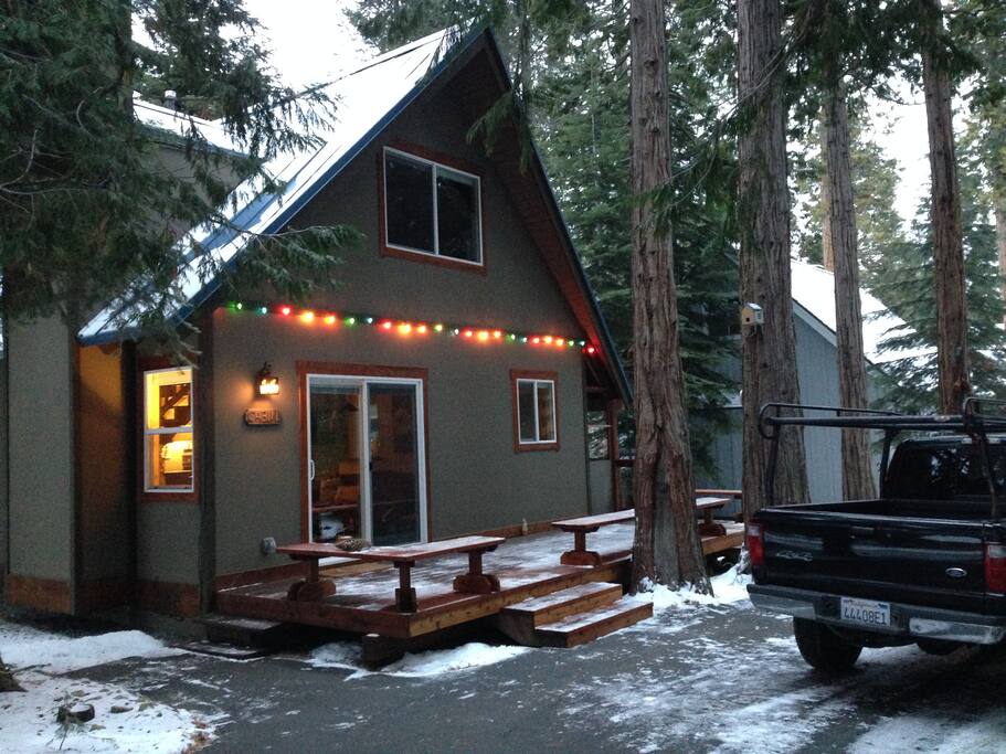 View from driveway