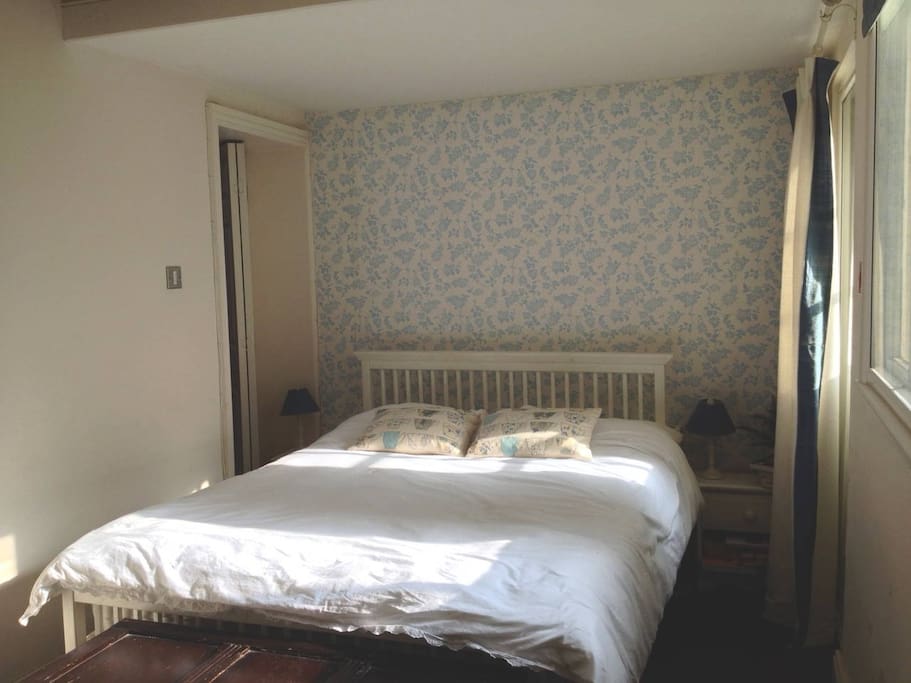 bedroom with ensuite and own access to patio