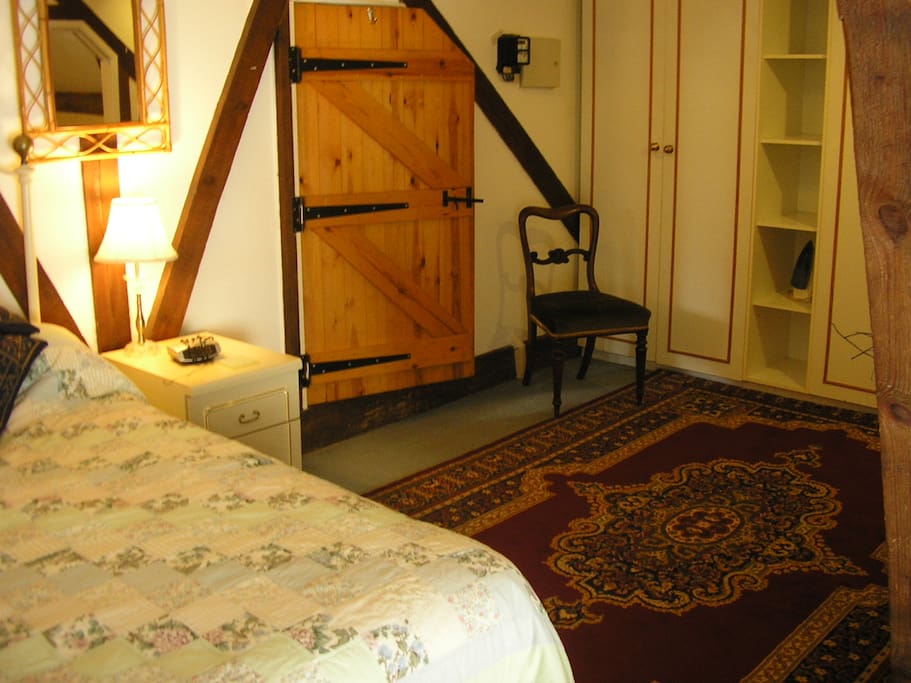 The bedroom. Lots of space