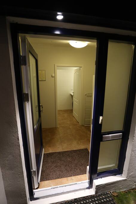 The entrance