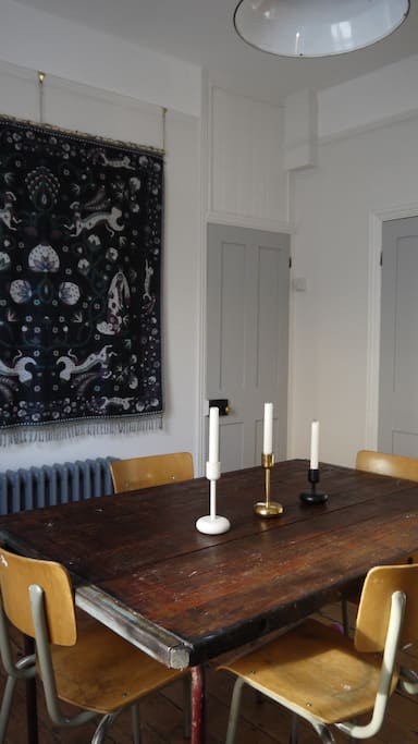 The dining room