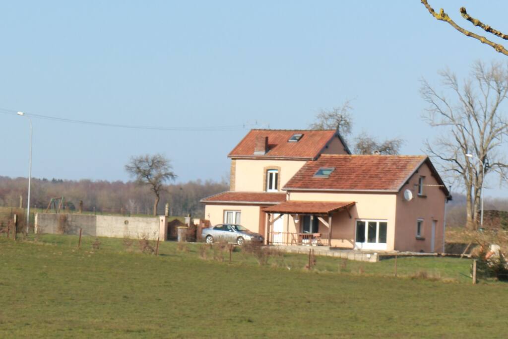 vue sur la maison