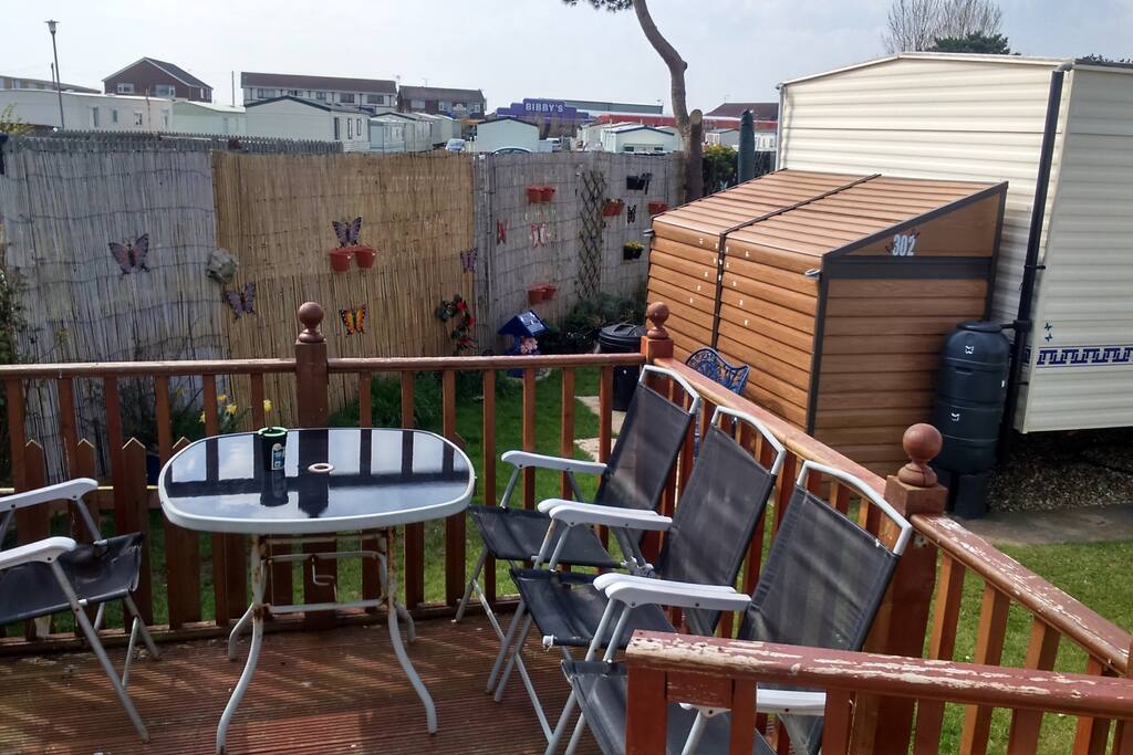 Decking area.
