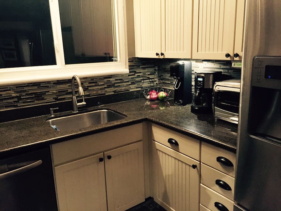 Dishwasher, coffee-maker, soda-maker, cold water/ice on demand