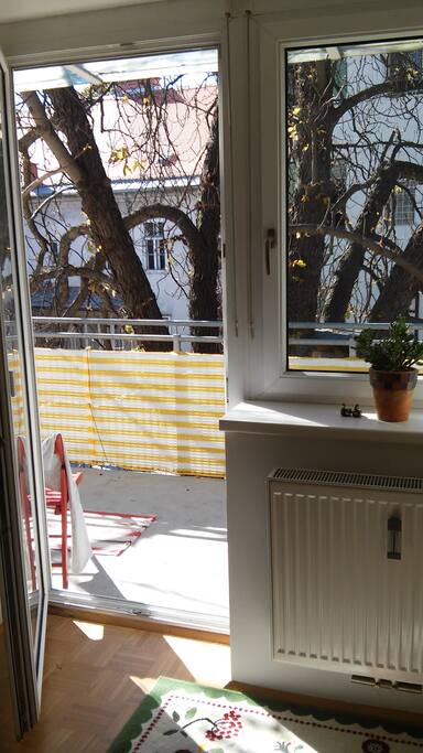 big balcony