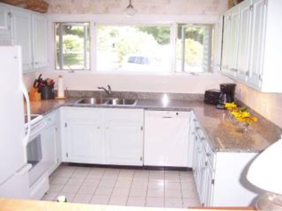 Updated appliances and granite counters.