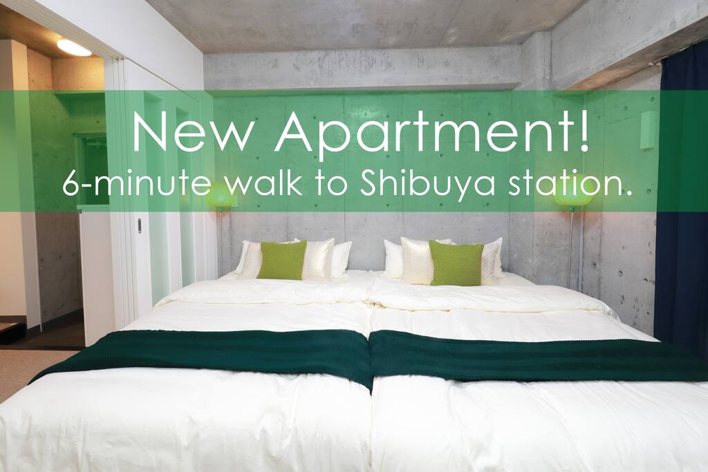 6 mins walk to Shibuya station