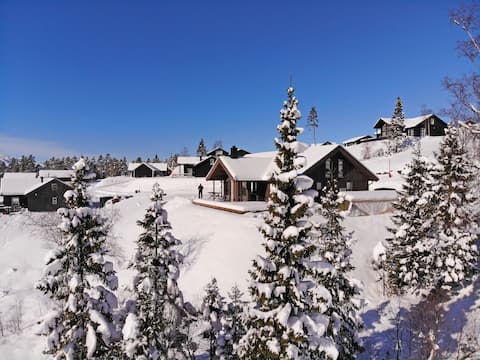 Newer family cottage - about 9 km from Voss city center