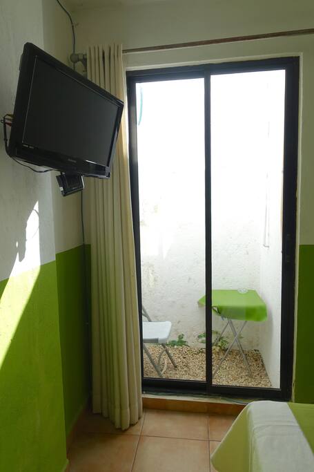 TV and natural light