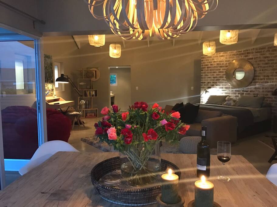 Romantic atmosphere.