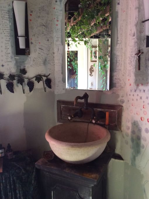 Your private sink in the room.