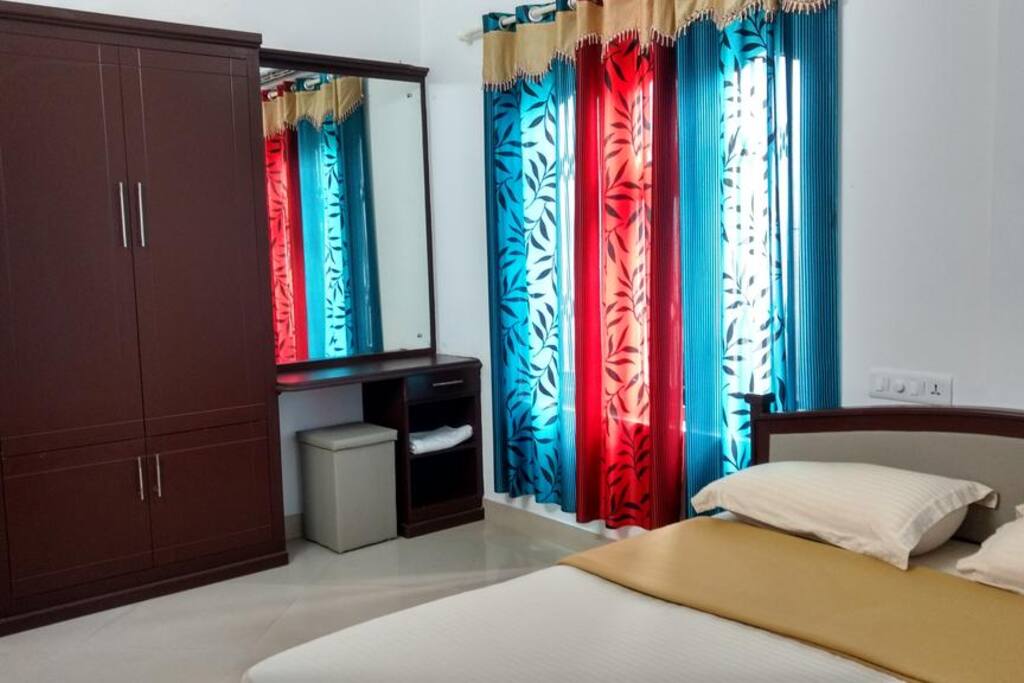 Comfortable and well equipped air-conditioned bedrooms.