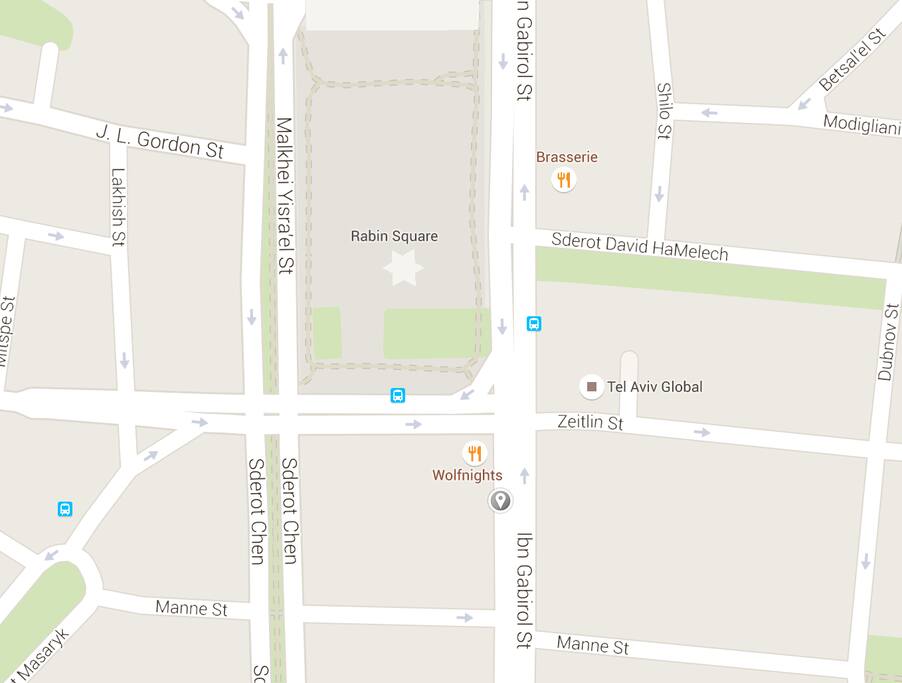 The google Maps screenshot of the location