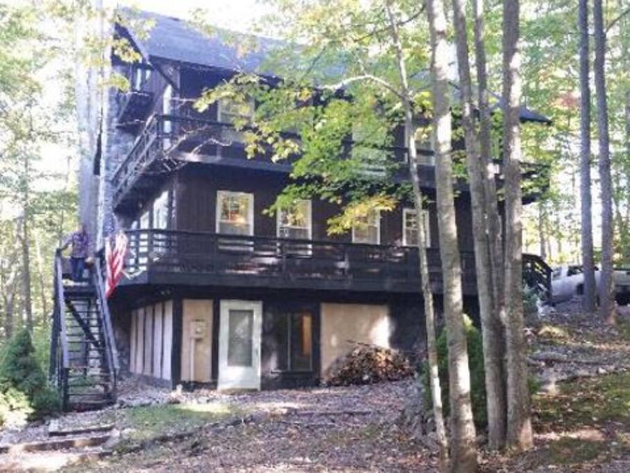 3 stories high; walk out basement