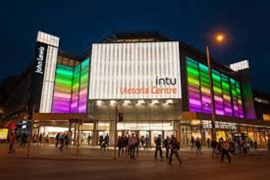 Entrance to the Shopping Centre - night view