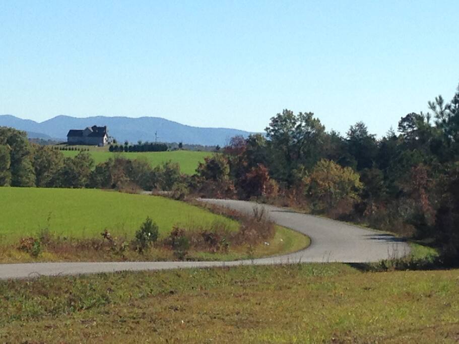 Beautiful view from the front porch.