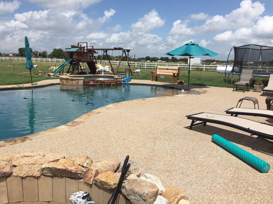 View of part of the backyard