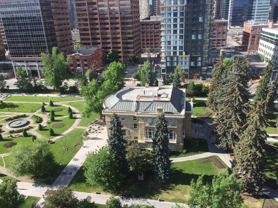 Calgary’s oldest park and library.