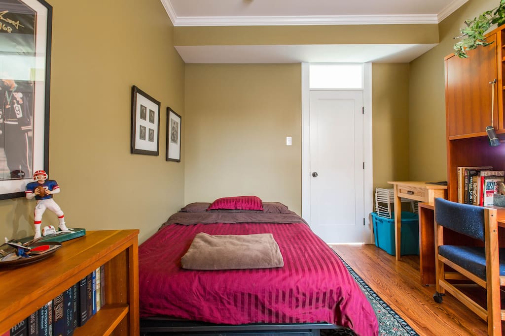 Your Bedroom and door to your private full bathroom