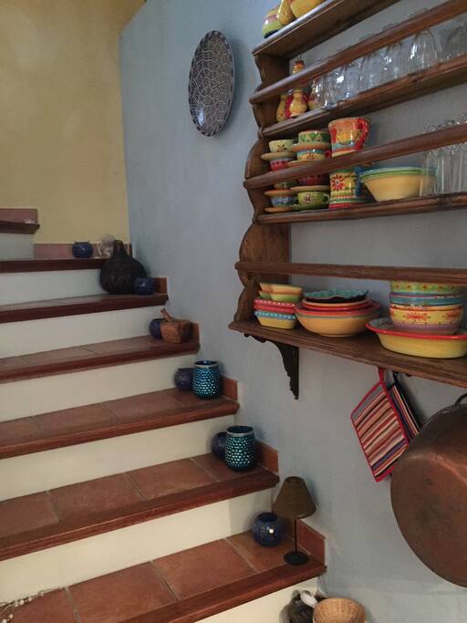 escalier très important dans la maison