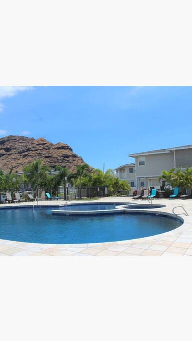 Pool: Mountain View from our pool
