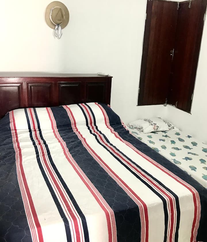 Quarto térreo com ar conditioned 