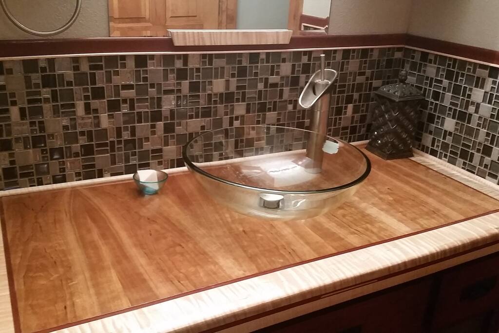 Your private, recently updated bathroom
