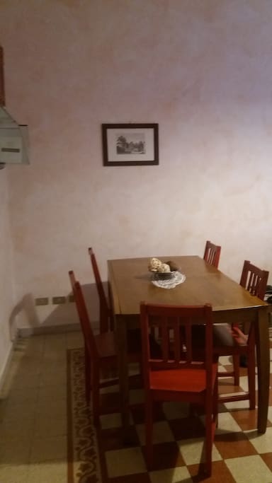 tavolo del soggiorno