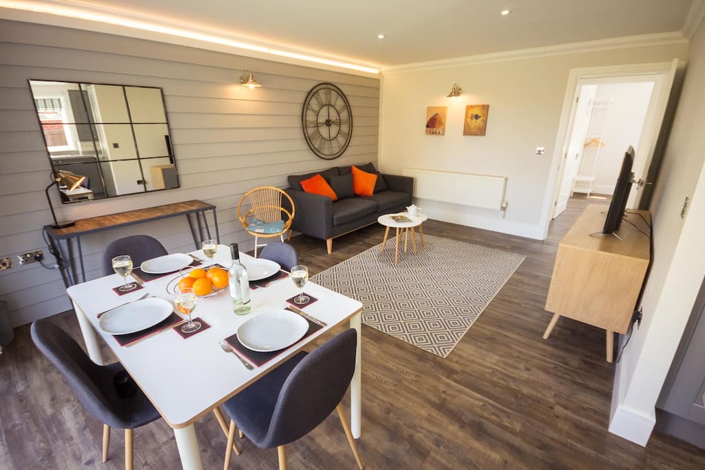 Spacious open plan living