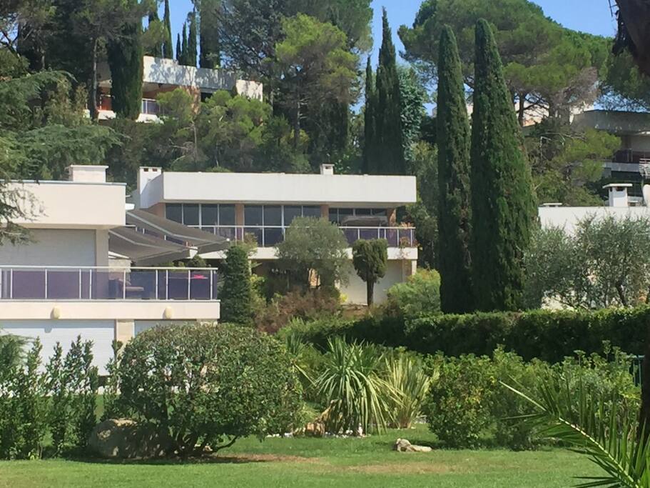 THE VILLA (from swimming pool)