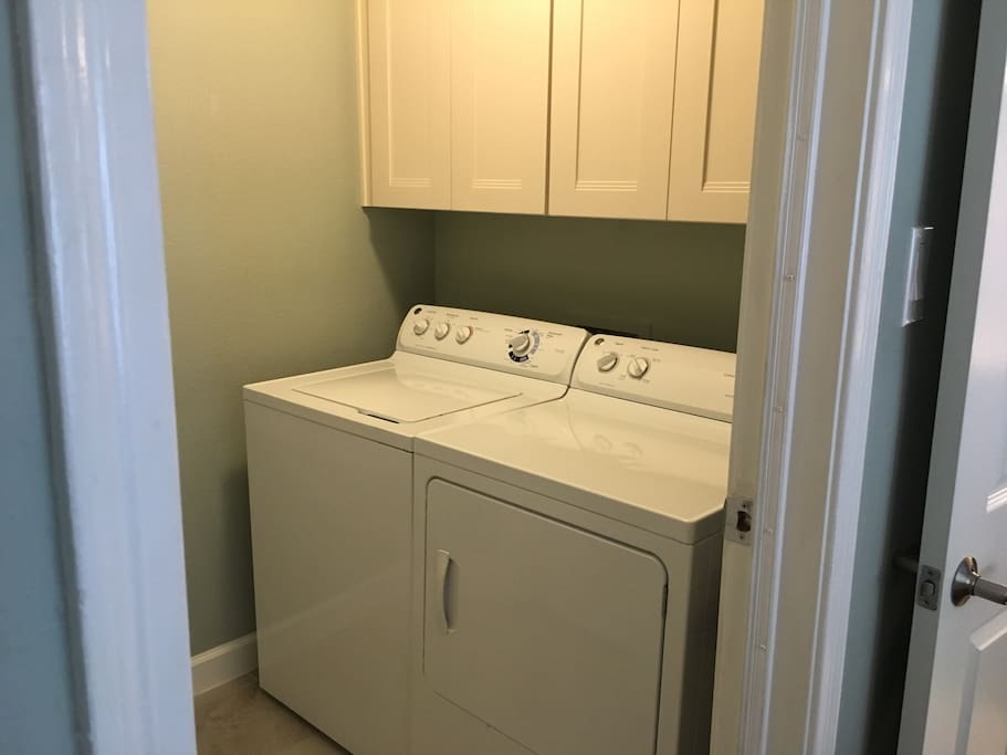 Full size washer and dryer