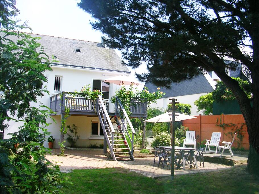 jardin privatif de 500 m2