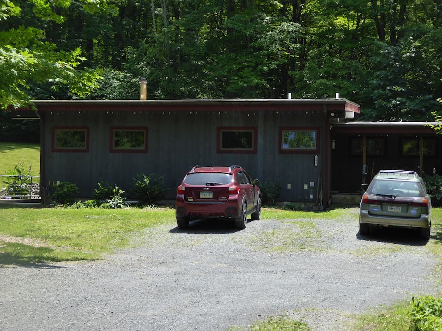 parking in the front