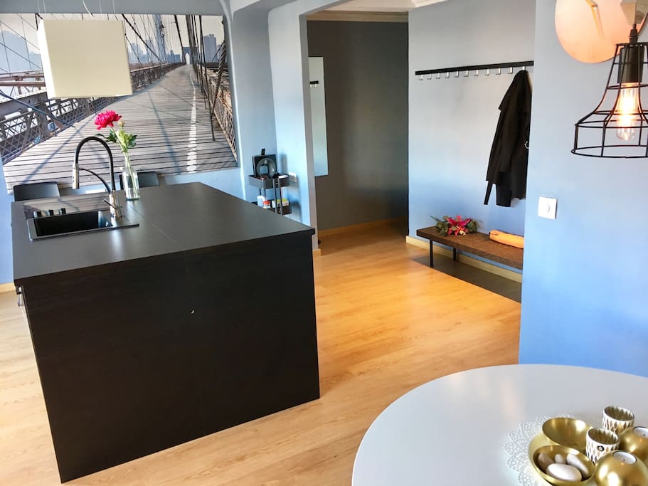 The apartment is 66 square metres and is totally re-decorated in 2016.