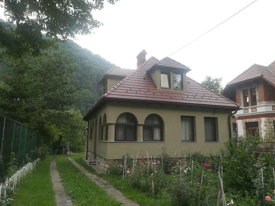 Front view of the house
