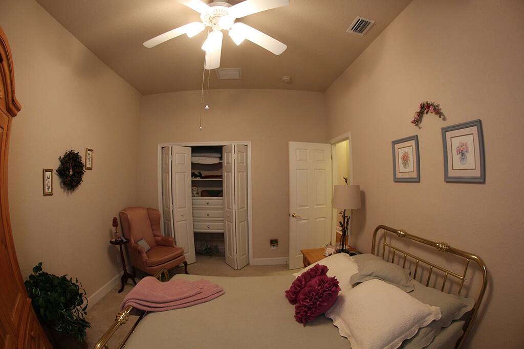 Sleep Number Bed with Custom Closet.