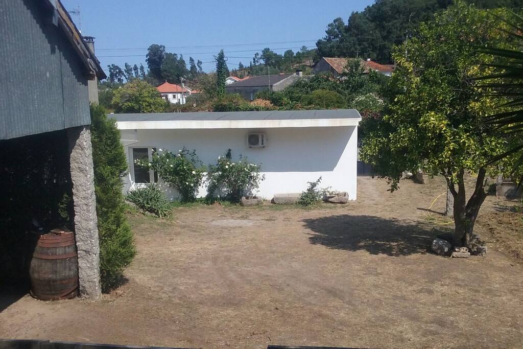 Vista exterior da casa