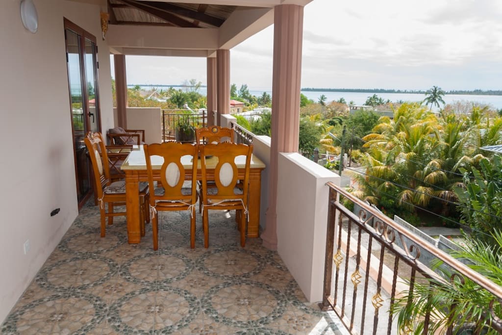 terraces with ocean view