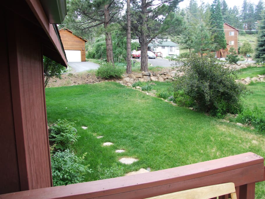 Front lawn from deck