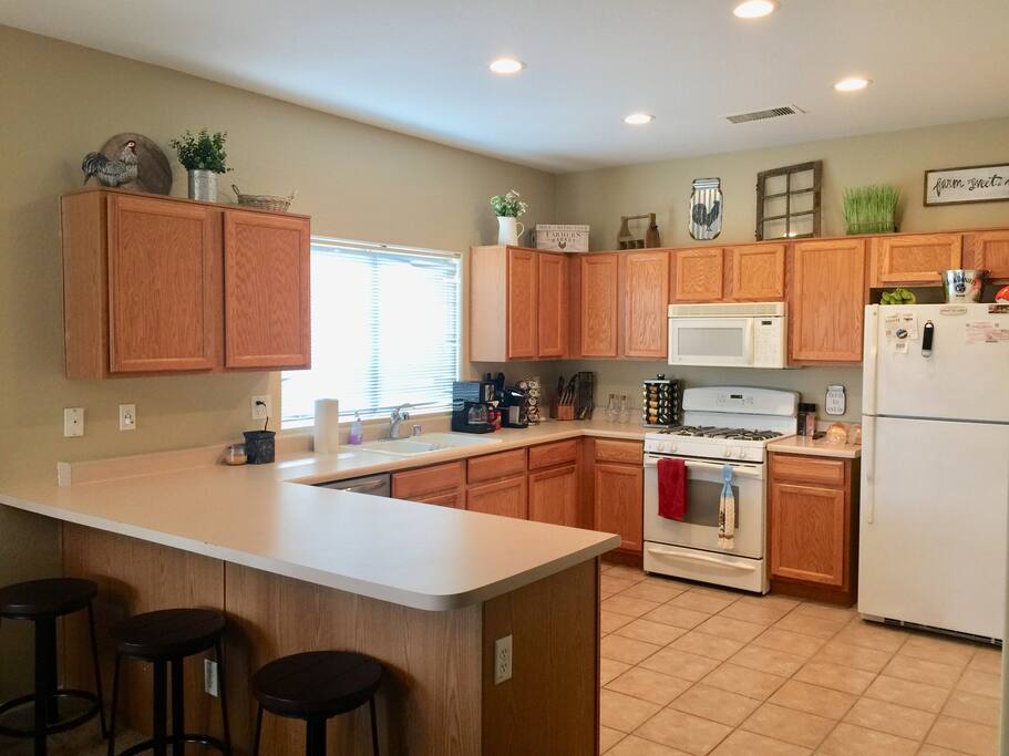 Kitchen available for guest use as well.