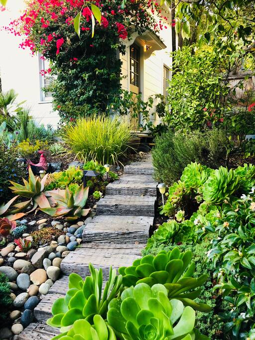 Garden stairs