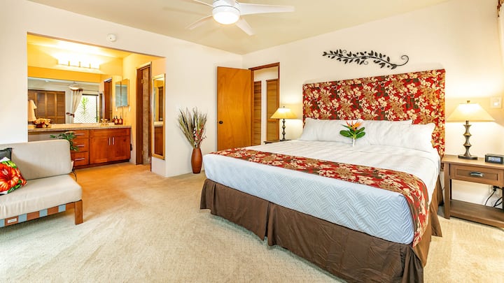 Master Bedroom - New CA King bed & furniture