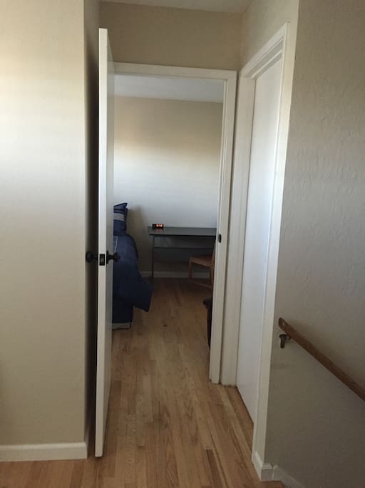 Entrance to your bedroom - bathroom door is essentially where I'm standing to take the photo.