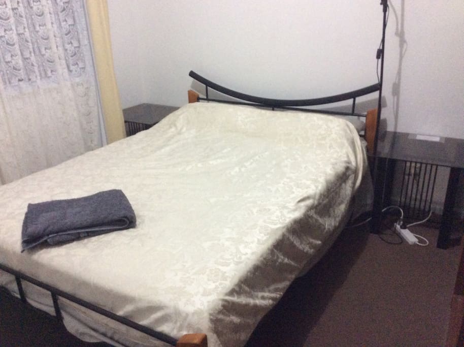 The bed is a real queen size bed