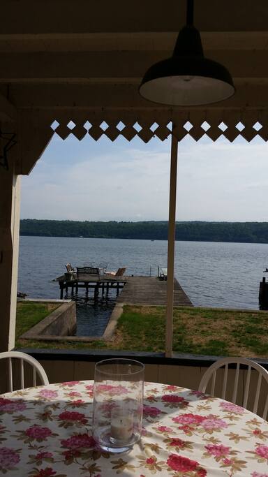 View of the dock