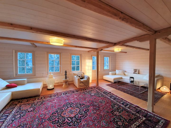 غرفة المعيشة الأولى ، الطابق الأول